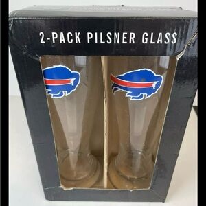 Pair Of BuffaloBills Pilsener Glasses
